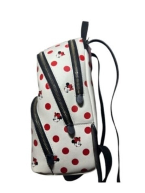 NWOT Disney Parks Kate Spade ♠️ Minnie Mouse Polka Dot White Backpack main image 4